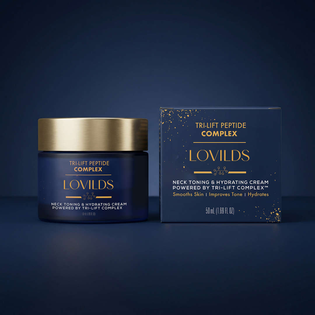 LOVILDS™ Neck Toning & Hydrating Cream, Tri-Lift Peptide Complex
