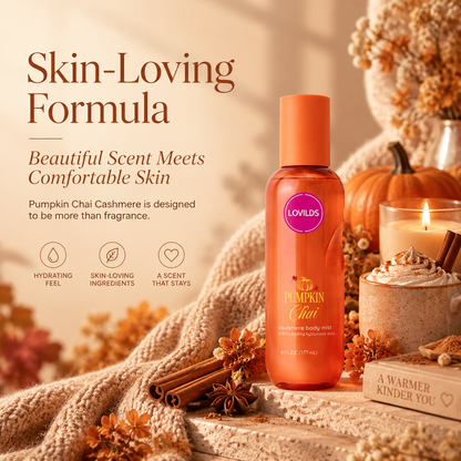 LOVILDS™ Cashmere Body Mist - Pumpkin Chai - 6 fl oz
