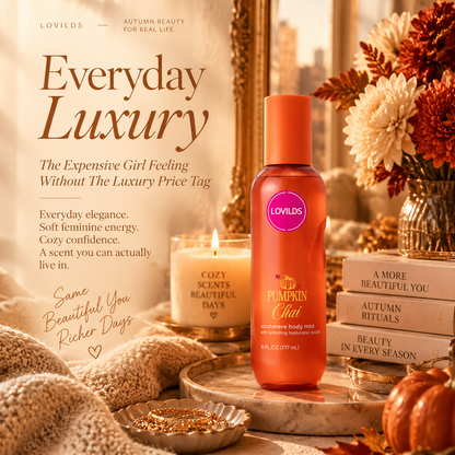LOVILDS™ Cashmere Body Mist - Pumpkin Chai - 6 fl oz